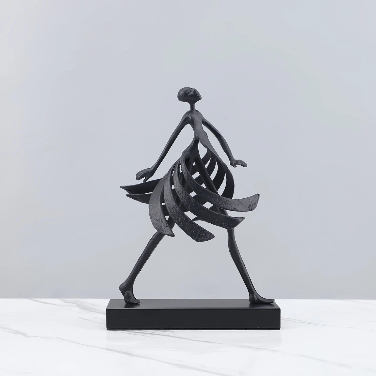 Abstract Dancing Lady Sculpture for Modern Home Decor