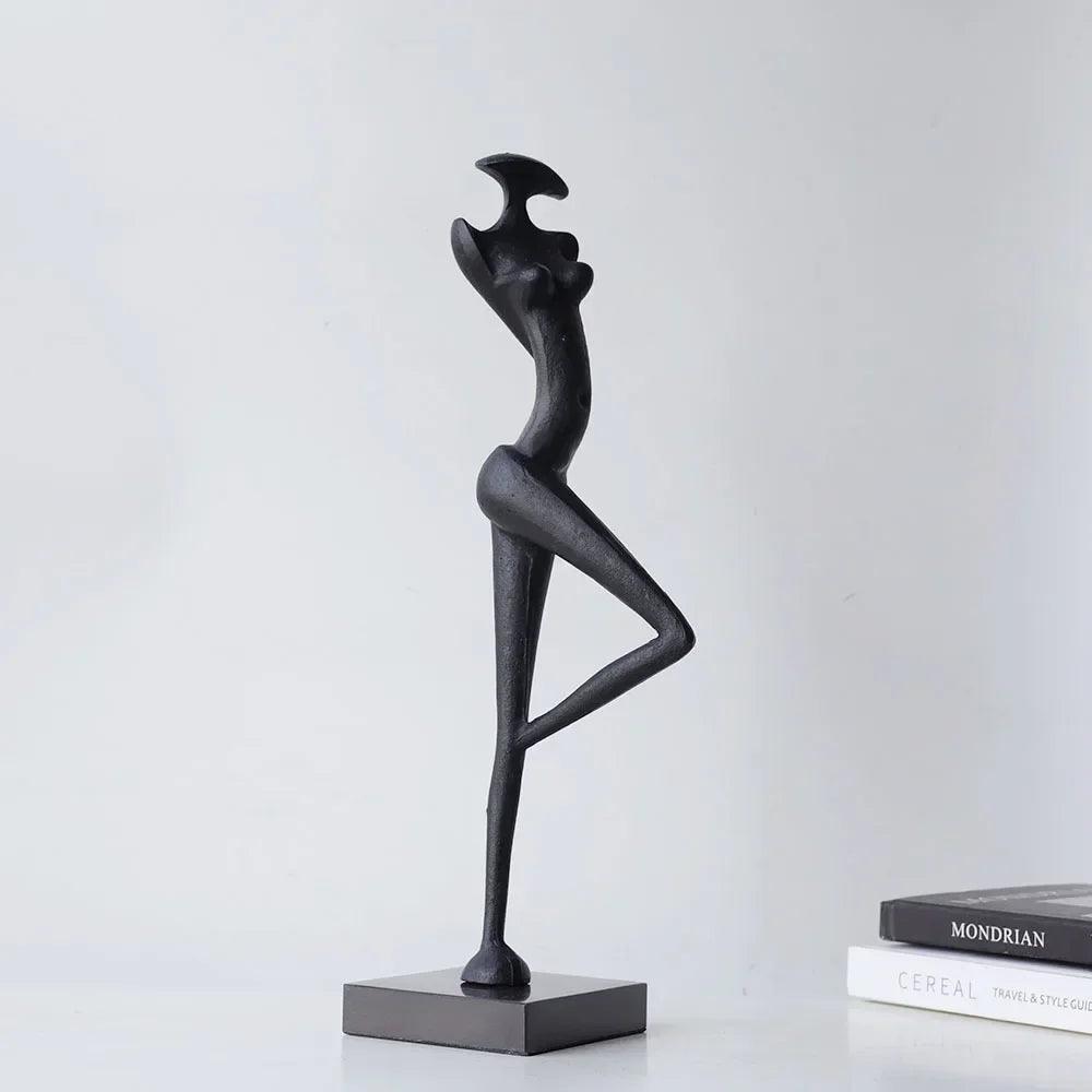 Abstract Metal Female Sculptures for Your Modern Home Decor