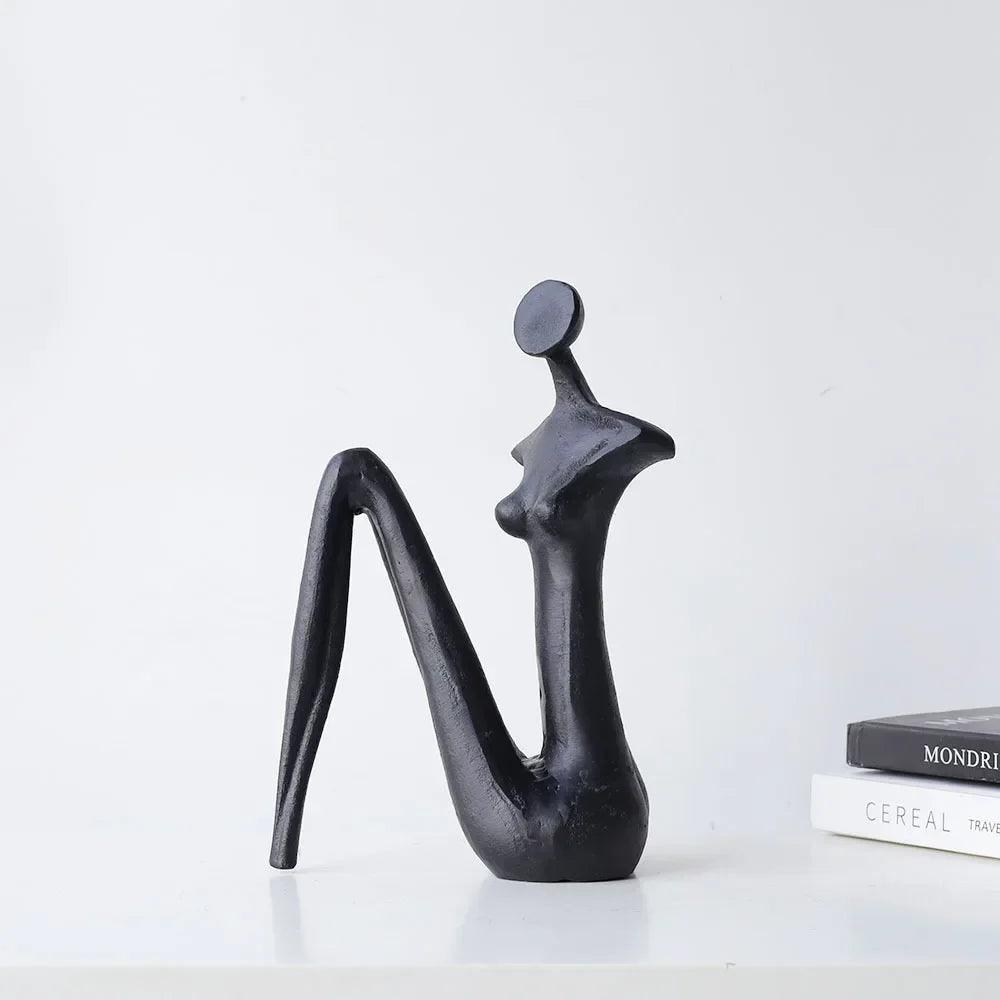 Abstract Metal Female Sculptures for Your Modern Home Decor