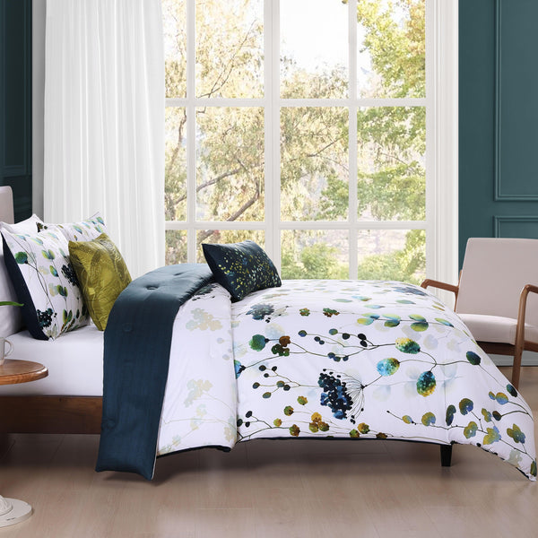 Bebejan Abstract Vines 5 Piece Reversible Comforter Set