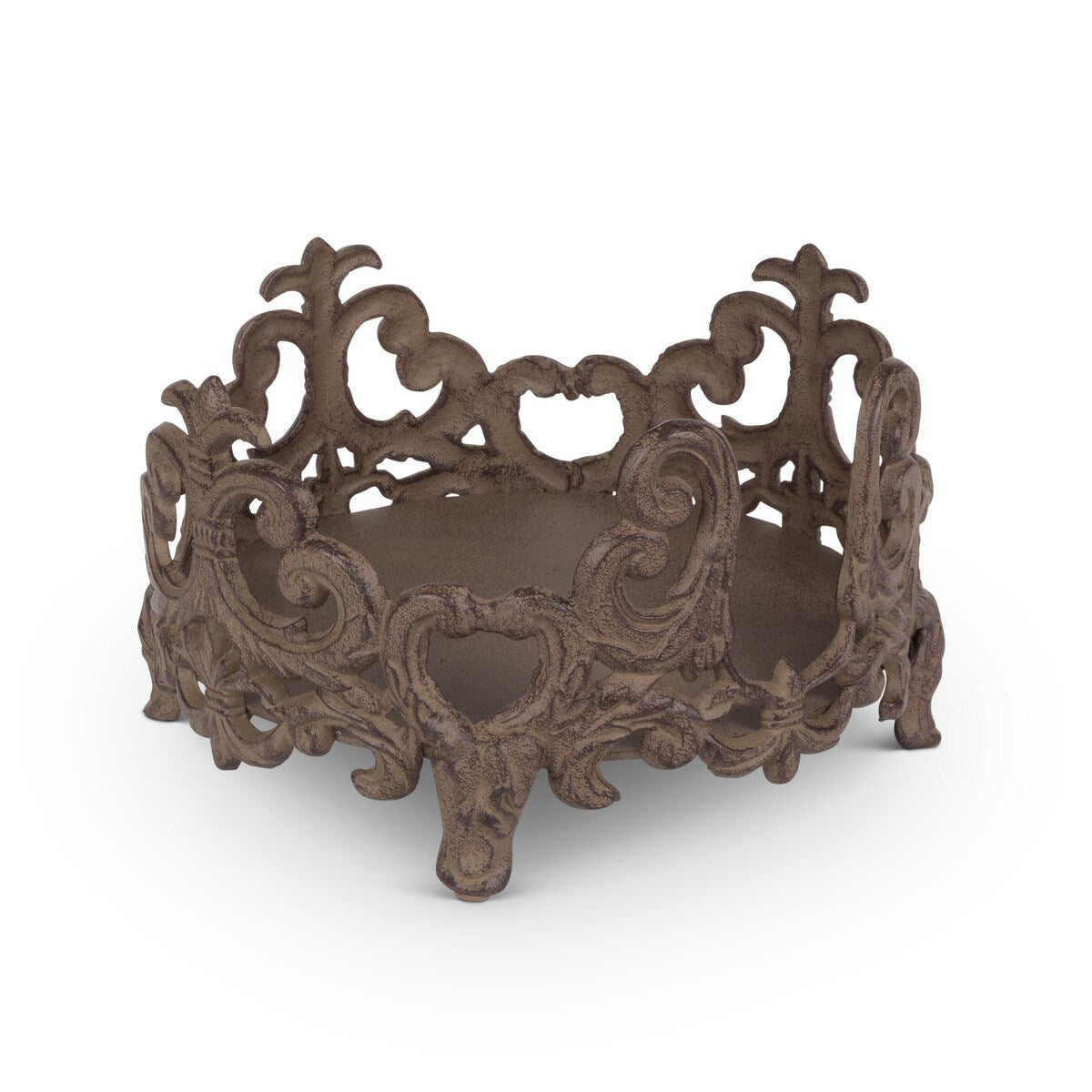 Acanthus Cast Aluminum Salad Plate Holder