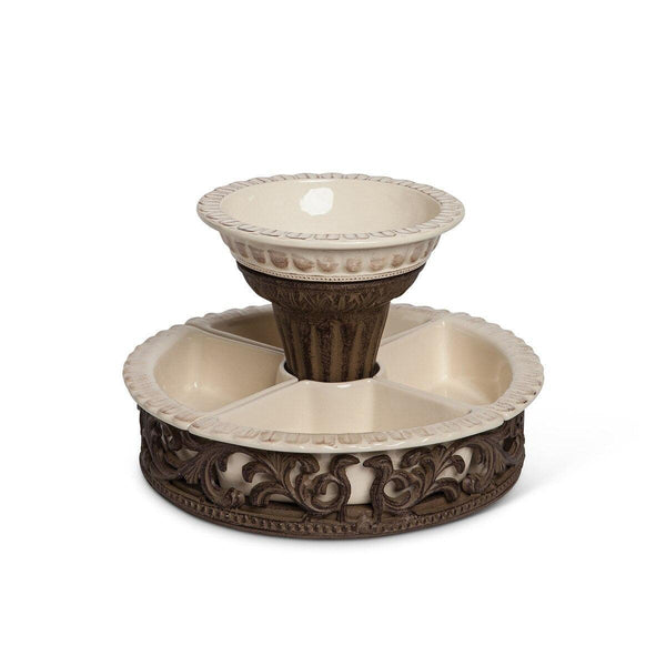 Acanthus Stoneware Appetizer Server EAW31665