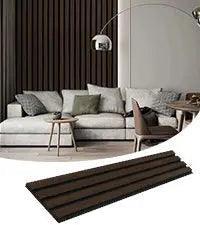 Solid Wood Acoustic Slat Wall Panels (Broad Strip)