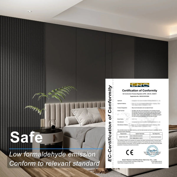 Acoustical 100% Polyester Wall Panel, 48x24x0.7 Sound Proof Wall Panels