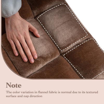 Adjustable 14-position Cushioned Floor Chair-Coffee