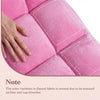 Adjustable 14-position Cushioned Floor Chair-Pink - Pink