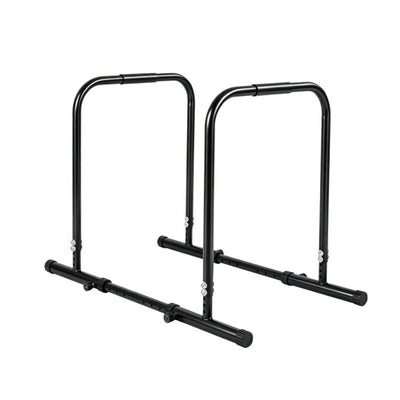Adjustable Dip Bar Station with 660 LBS Capacity for Home Gym-Black