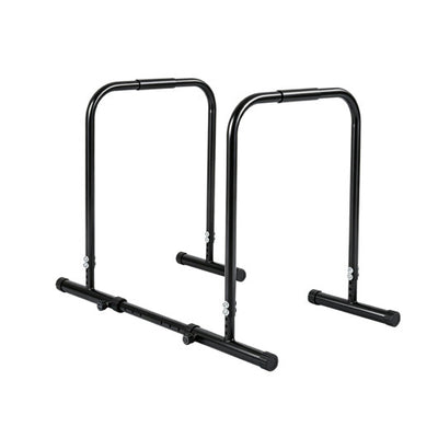 Adjustable Dip Bar Station with 660 LBS Capacity for Calisthenics and Strength Training-Black