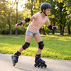 Adjustable Kids' Incline Skates 4 Sizes Adjustable Blade Roller-Purple