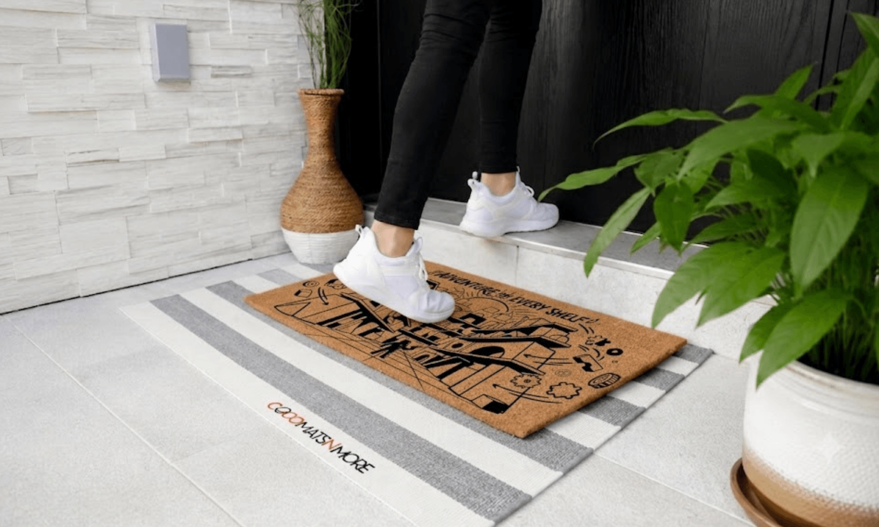 Adventure on Every Shelf Coir Mat