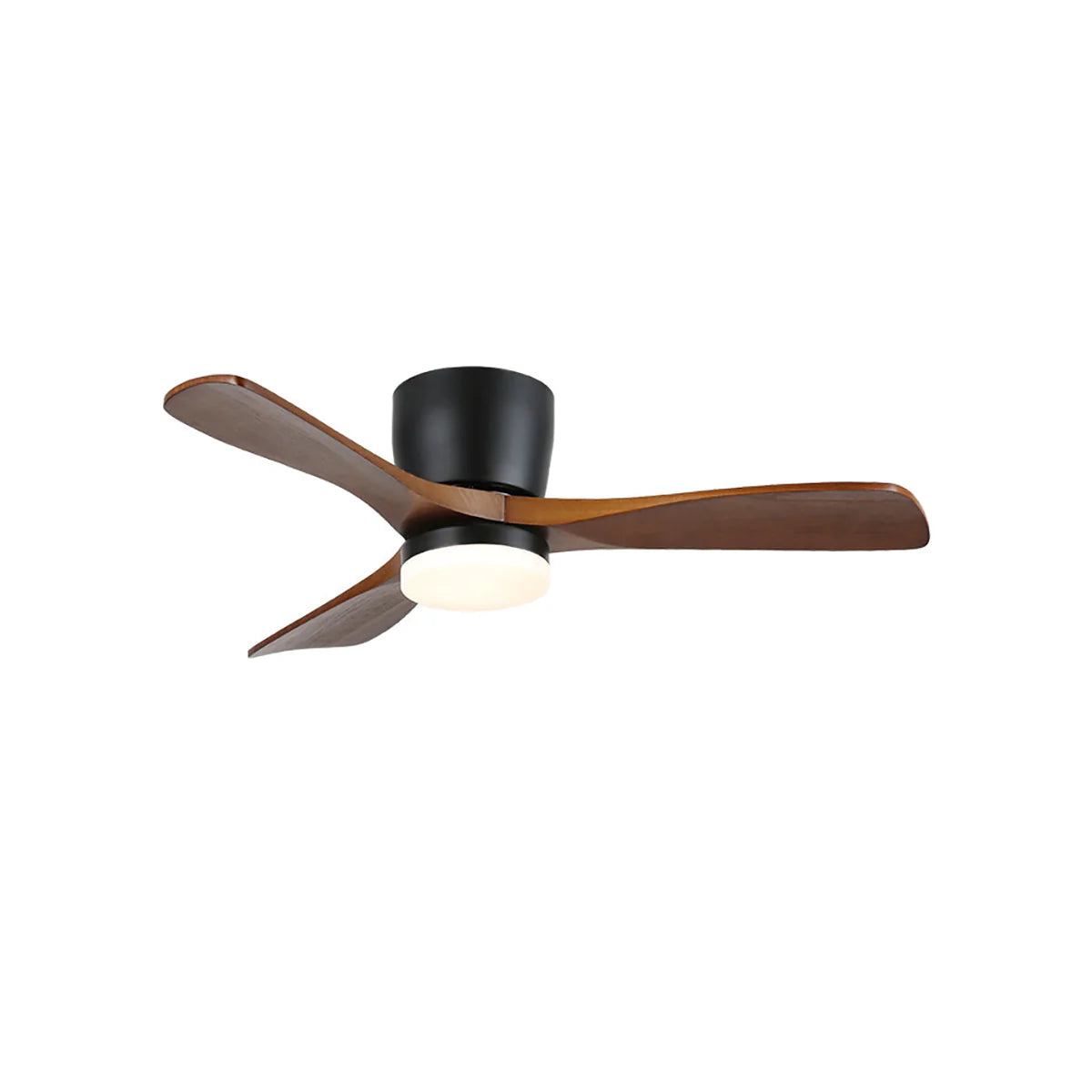Aerodynamics Wooden Ceiling Fan Light