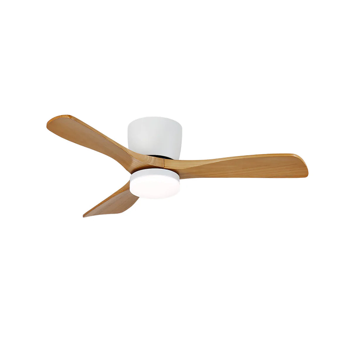 Aerodynamics Wooden Ceiling Fan Light