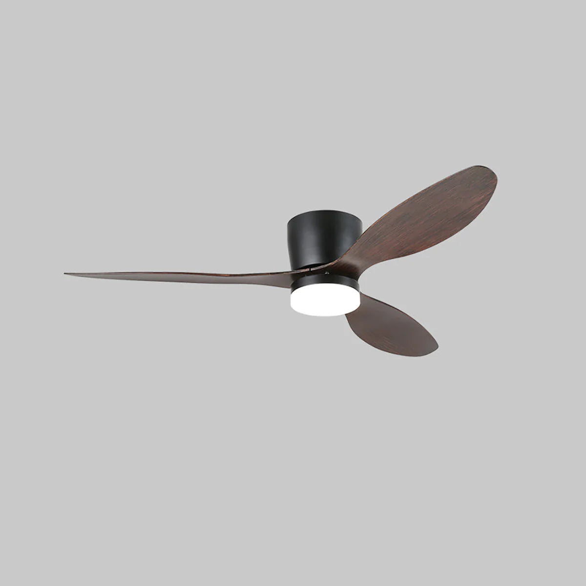 Aerodynamics Wooden Ceiling Fan Light