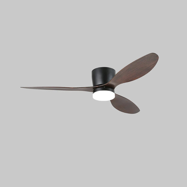 Aerodynamics Wooden Ceiling Fan Light