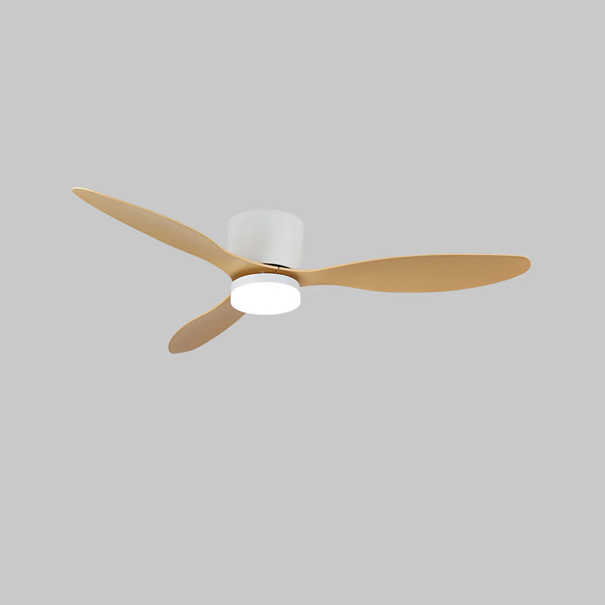 Aerodynamics Wooden Ceiling Fan Light