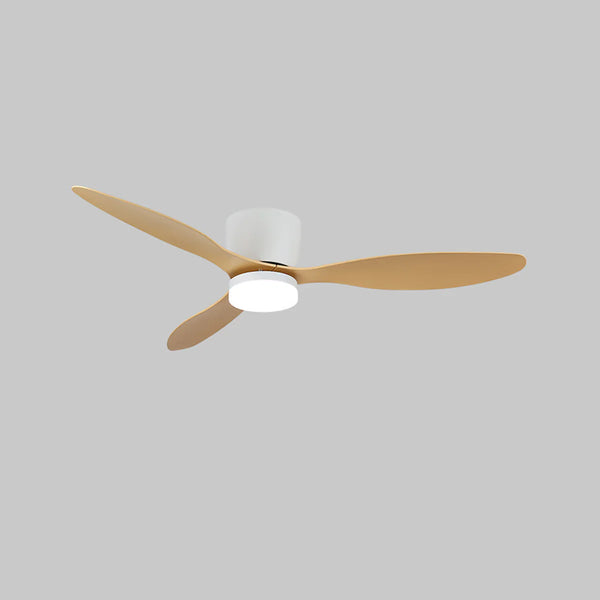 Aerodynamics Wooden Ceiling Fan Light