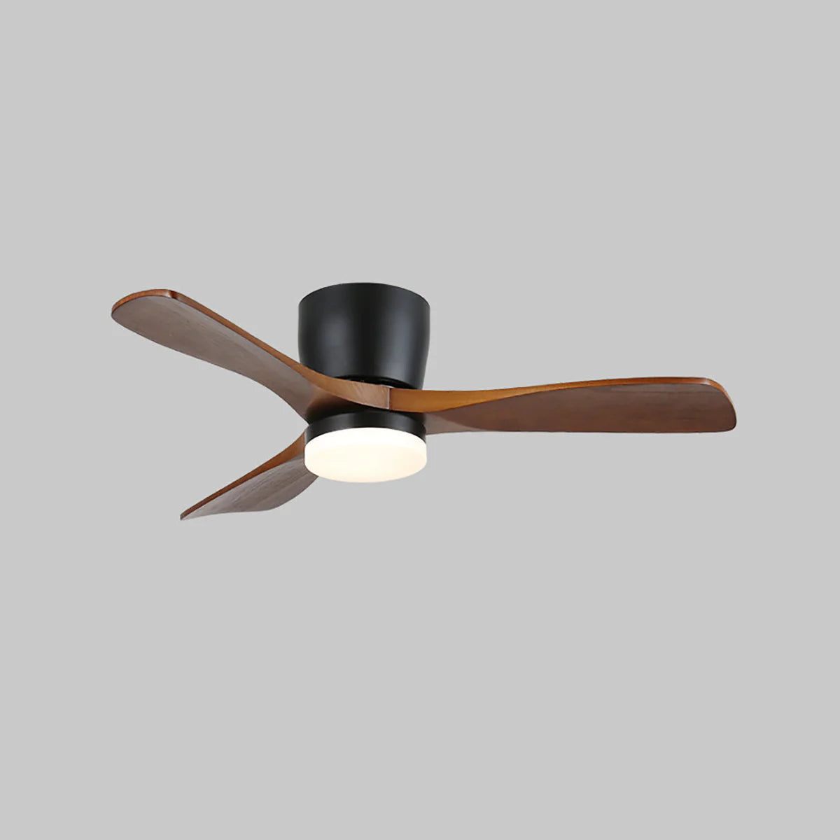 Aerodynamics Wooden Ceiling Fan Light