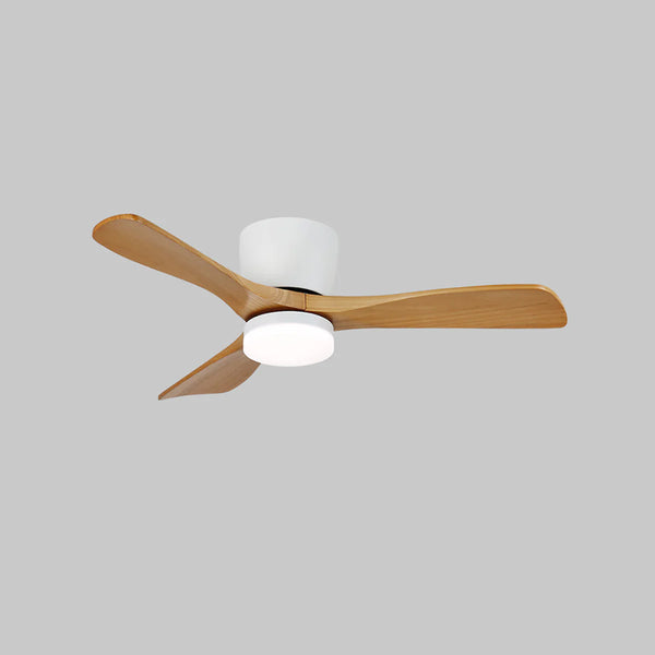 Aerodynamics Wooden Ceiling Fan Light
