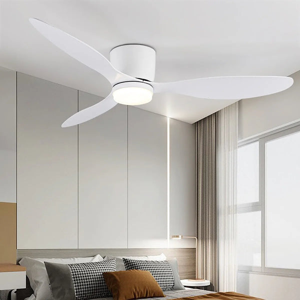 Aerodynamics Wooden Ceiling Fan Light