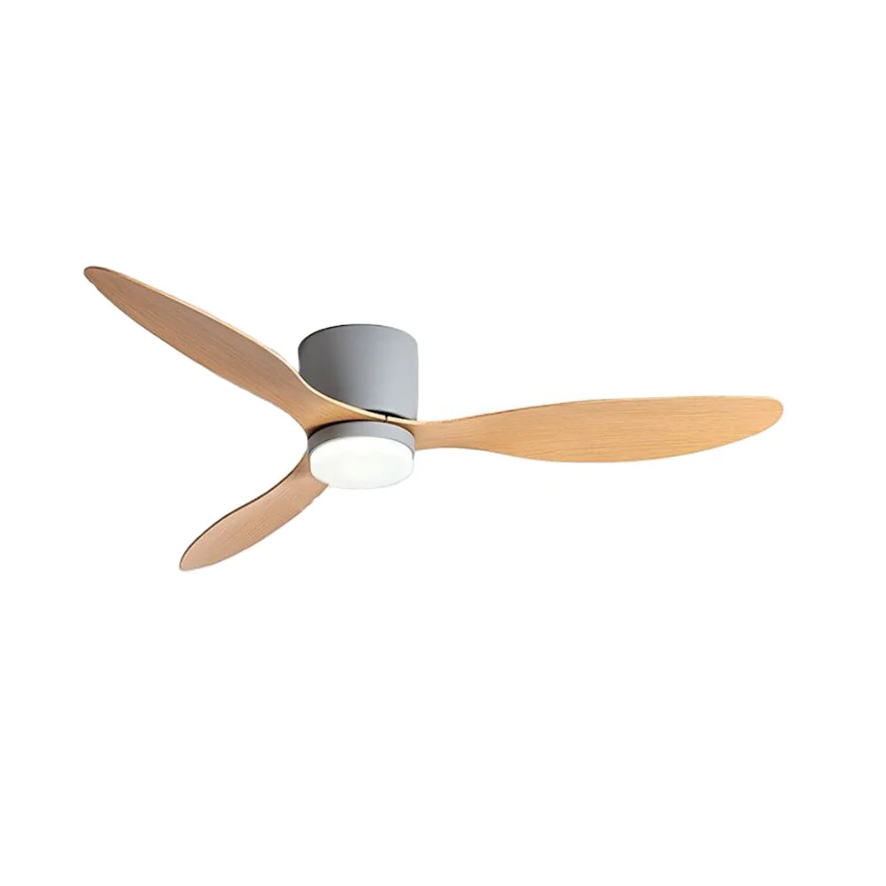Aerodynamics Wooden Ceiling Fan Light