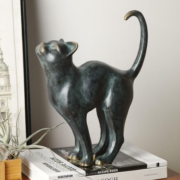 Affectionate Cat Tabletop Decor