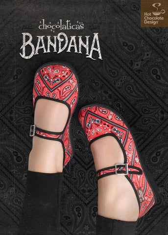 Hot Chocolate Design Bandana Women's Mary Jane Flat