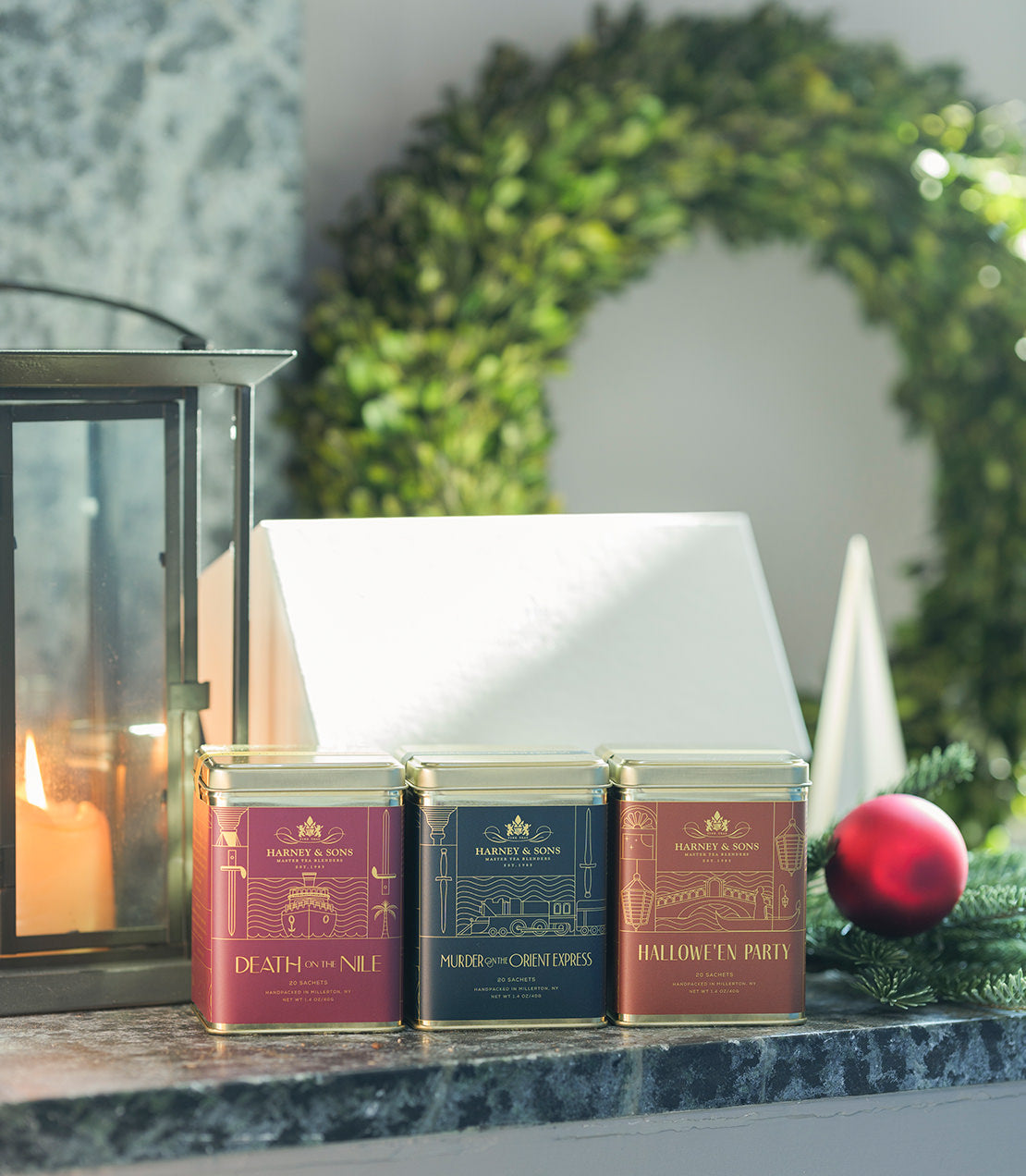 Agatha Christie Trio Gift Set Harney & Sons Fine Teas