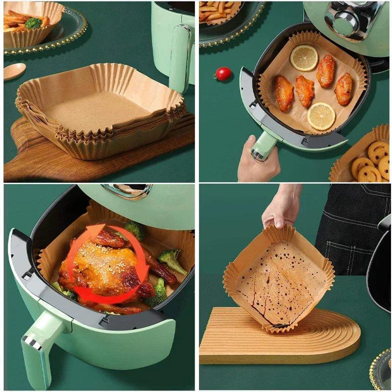 Air Fryer Liners - Non-Stick Parchment Paper Square