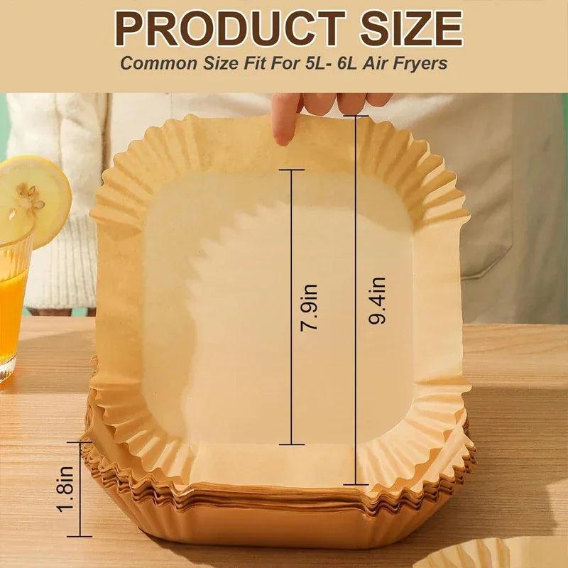 Air Fryer Liners - Non-stick Parchment Square