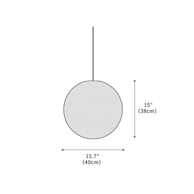 Akari A Pendant Light 15.7