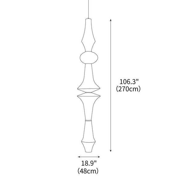 Akari E Pendant Light 12.2