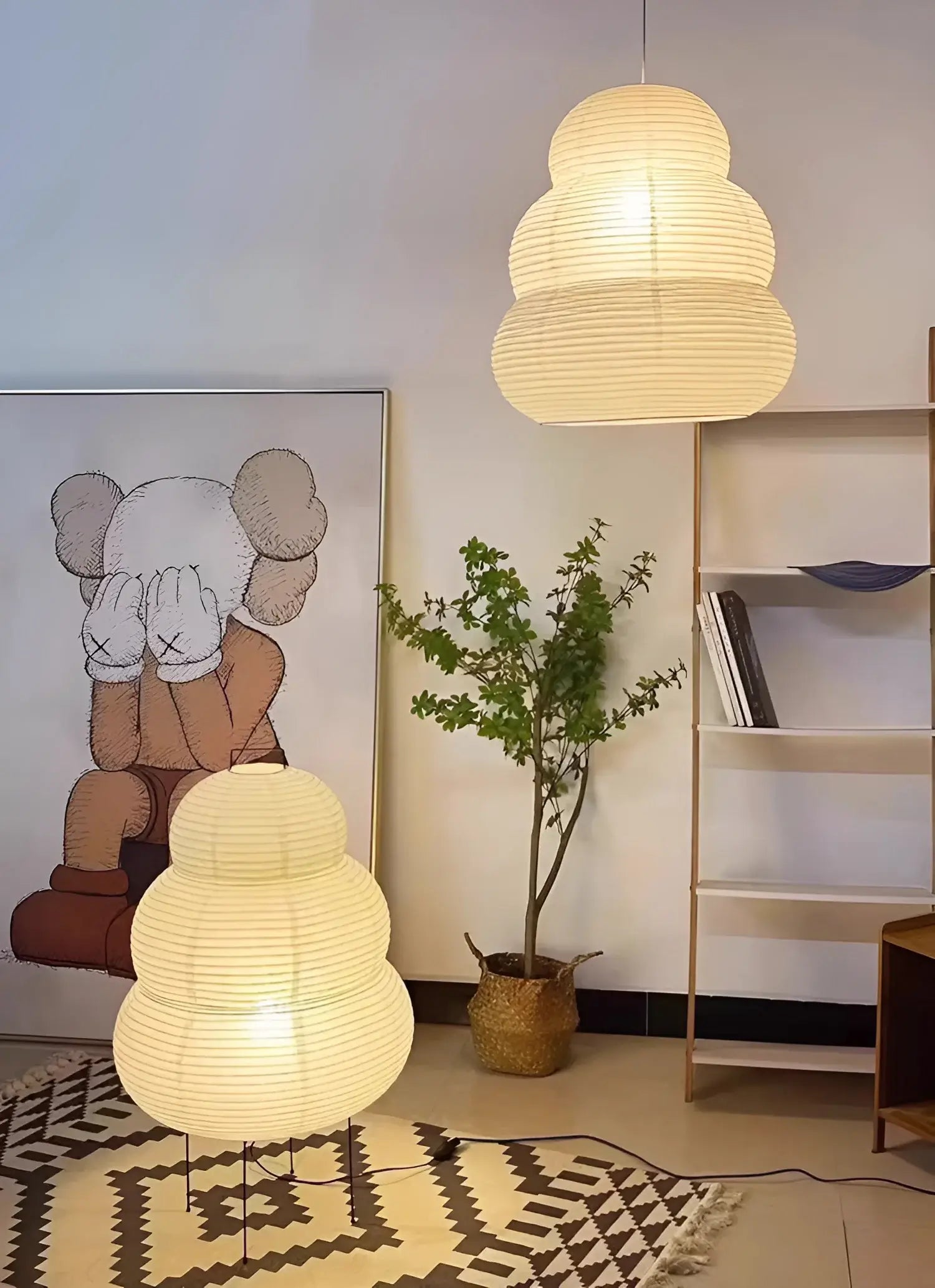 Akari Rice Paper 24N Pendant Light