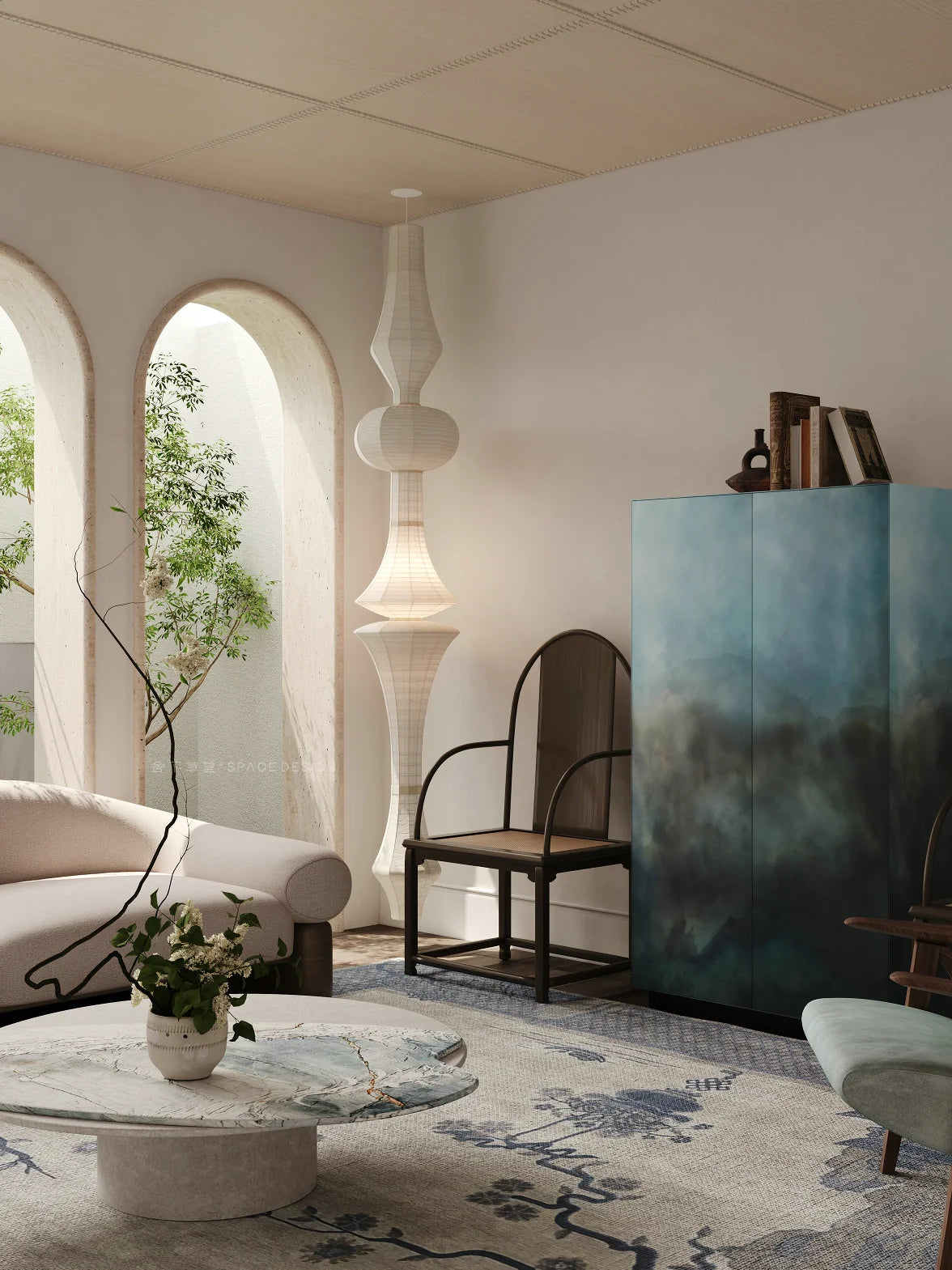 Akari E Ceiling Light