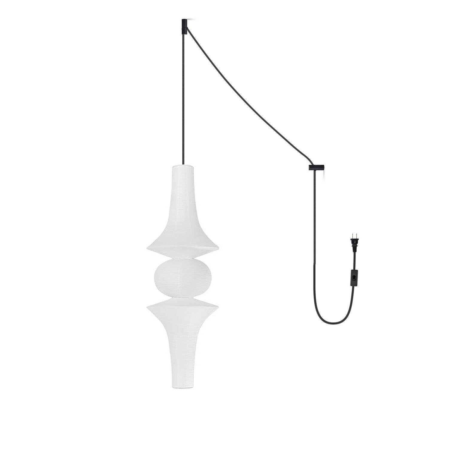 Akari E Pendant Swag Light 12.2