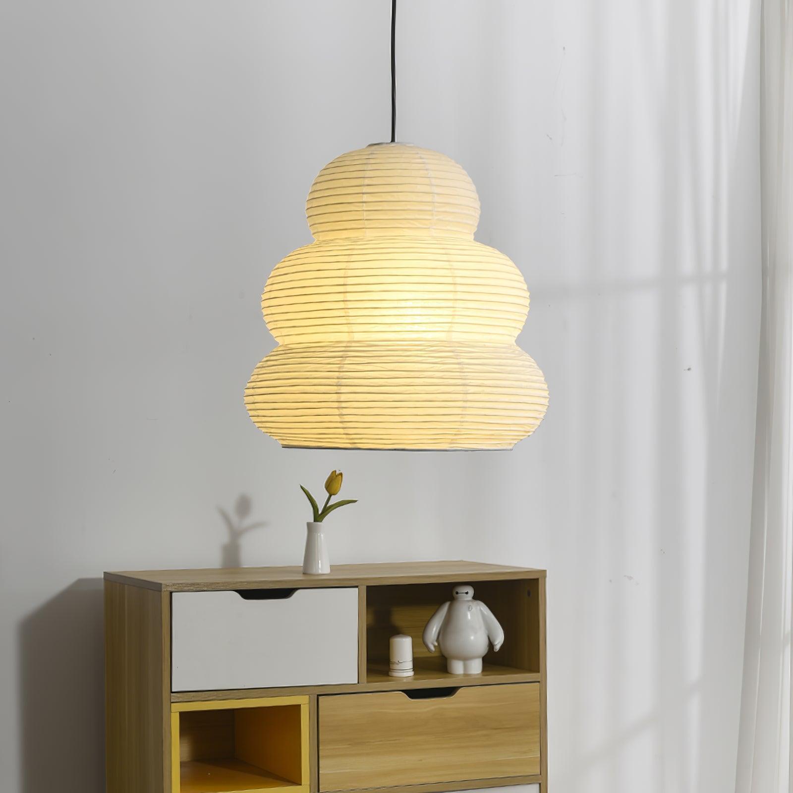 Akari Gourd Pendant Light 15.7