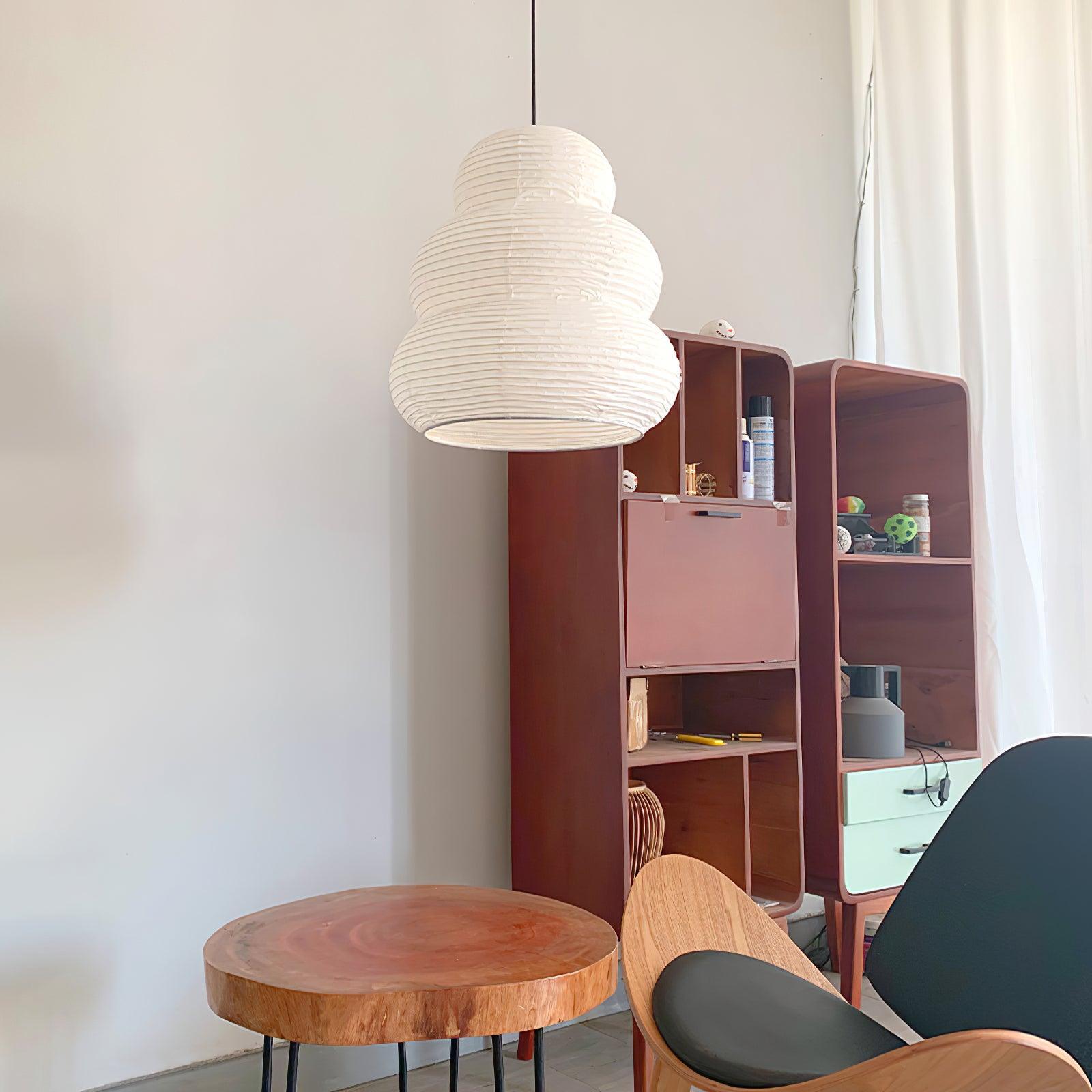 Akari Gourd Pendant Light 15.7