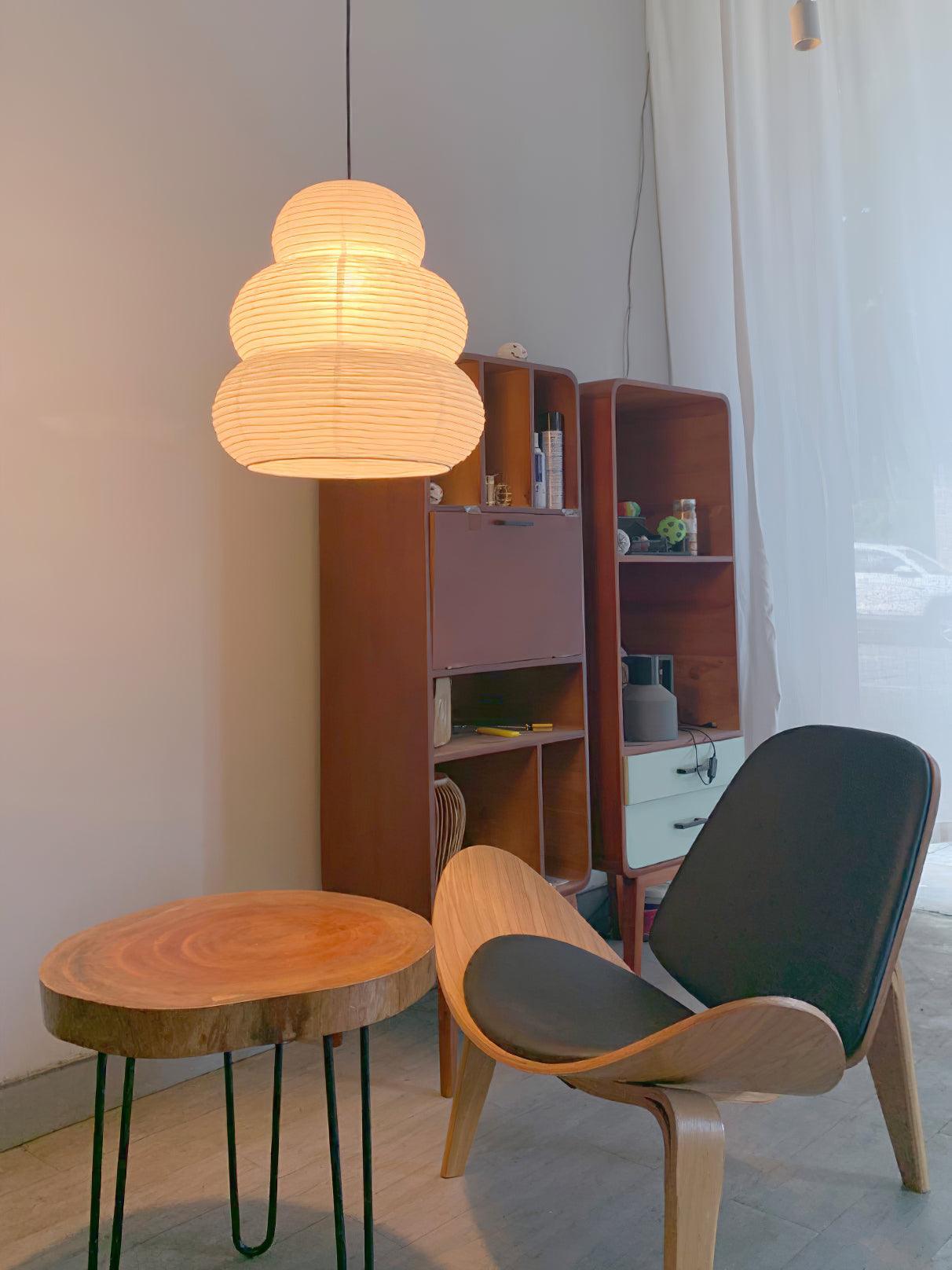 Akari Gourd Pendant Light 15.7