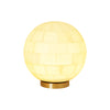 Alabaster Ball Table Lamp