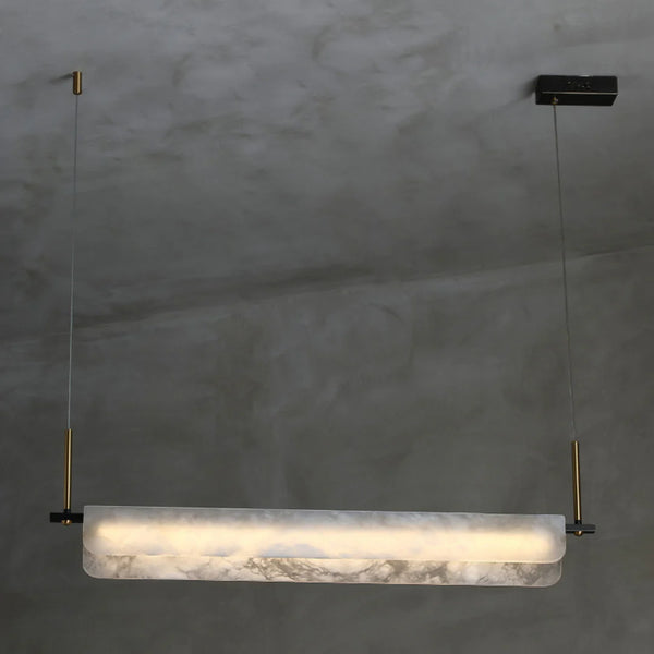 Alabaster Dining Linear Chandelier