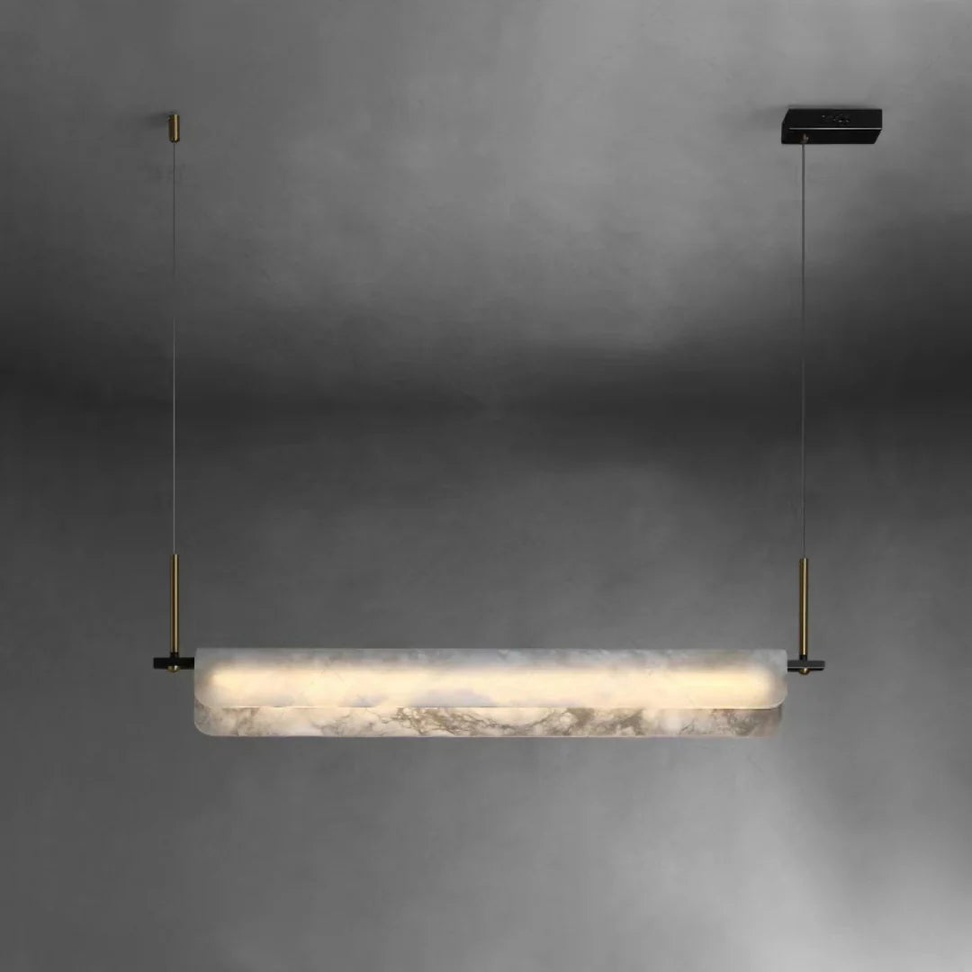 Alabaster Dining Linear Chandelier