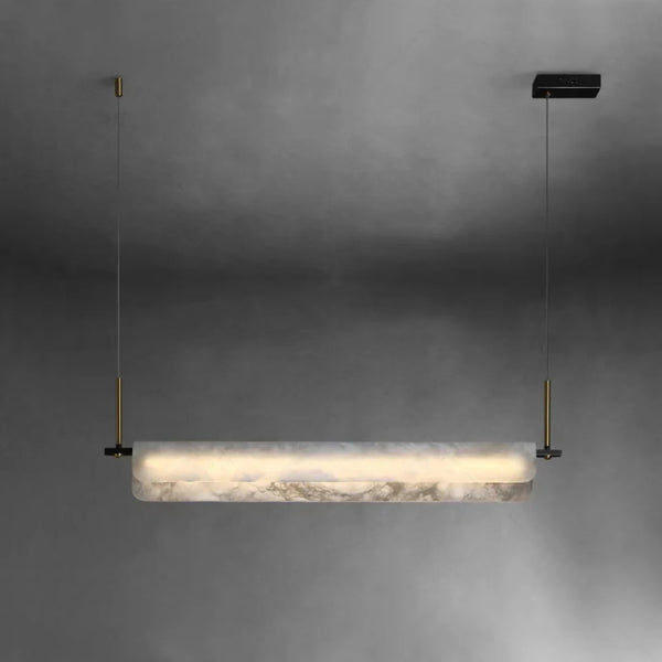 Alabaster Dining Linear Chandelier