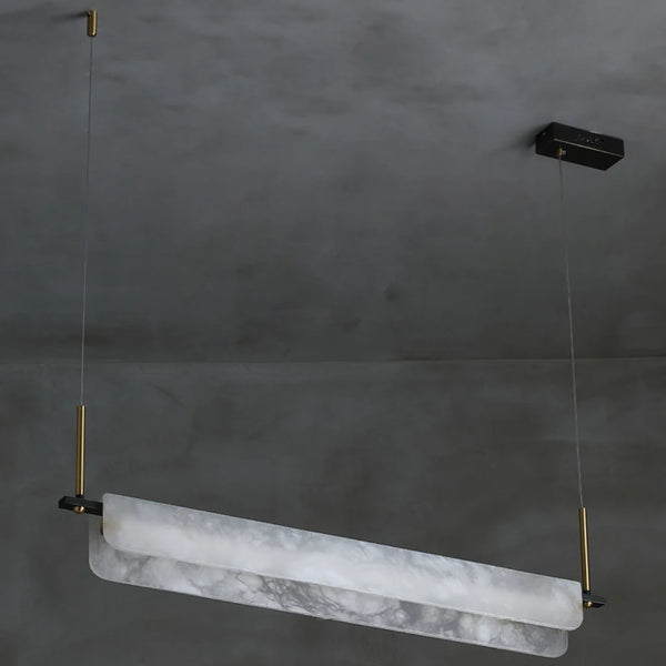 Alabaster Dining Linear Chandelier