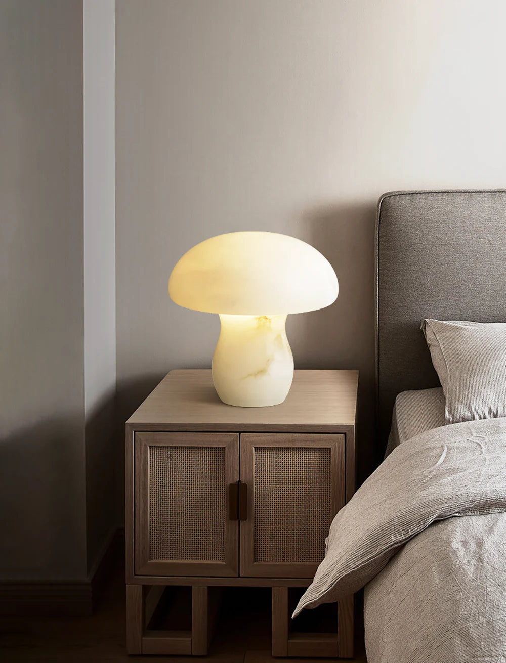 Marble Mushroom Table Lamp
