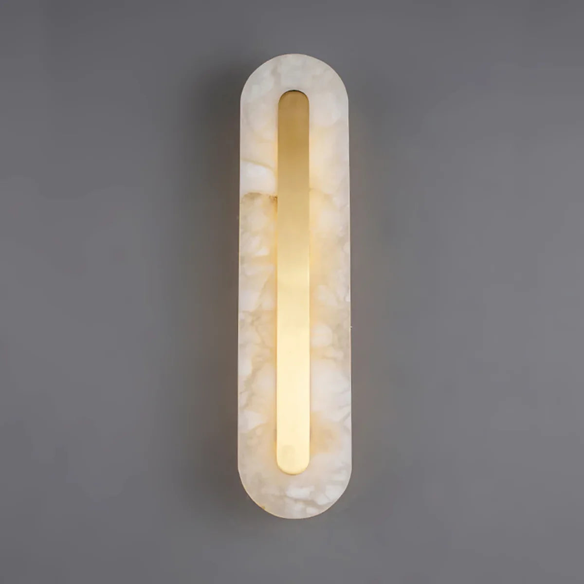 Alabaster Rounded Wall Light