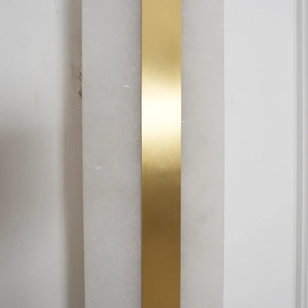 Alabaster Rounded Wall Light