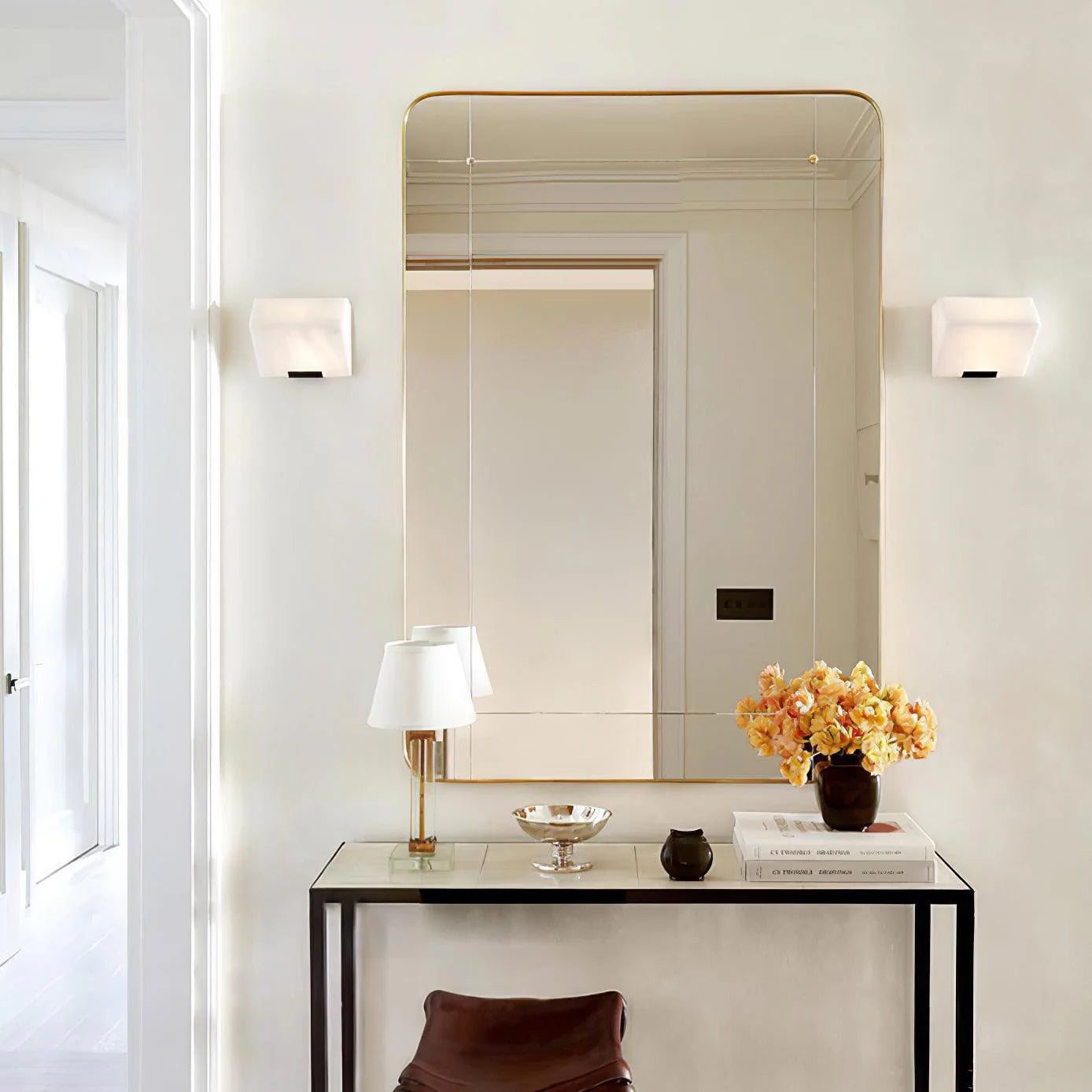 Modern Alabaster Staircase Wall Lamp