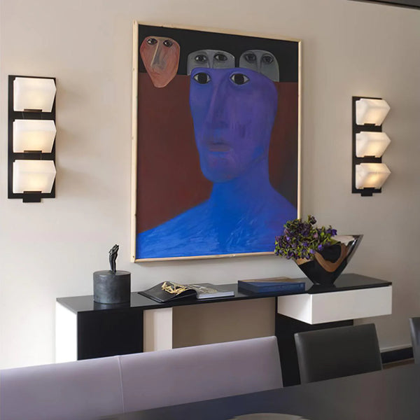 Modern Alabaster Staircase Wall Lamp