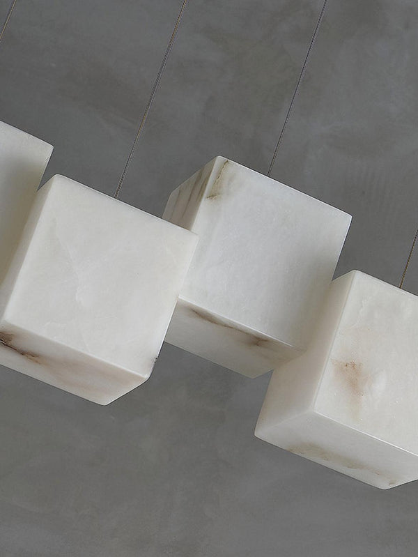 Alabaster Box Chandelier 28.3