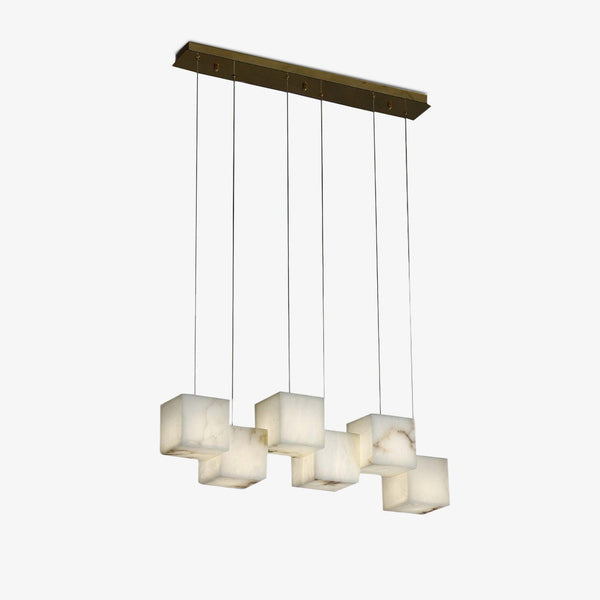 Alabaster Box Chandelier 28.3