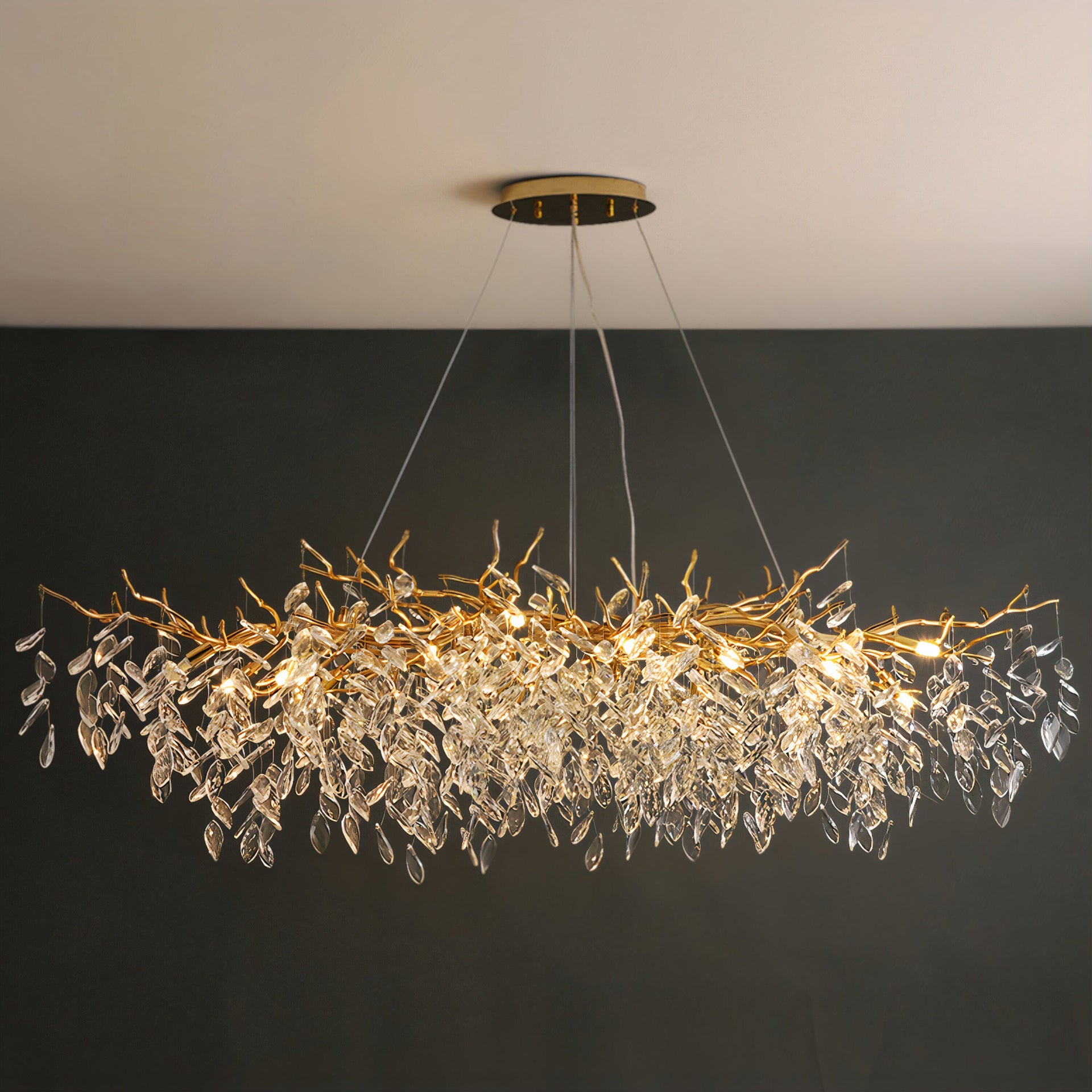 Albero Collection Crystal Chandelier